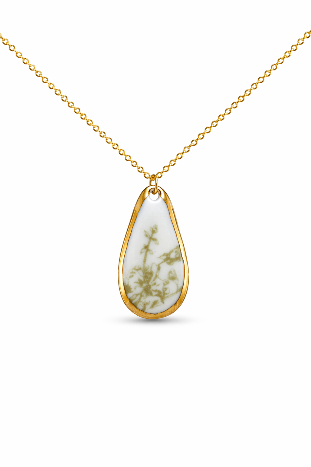 Colgante Alargado Floral