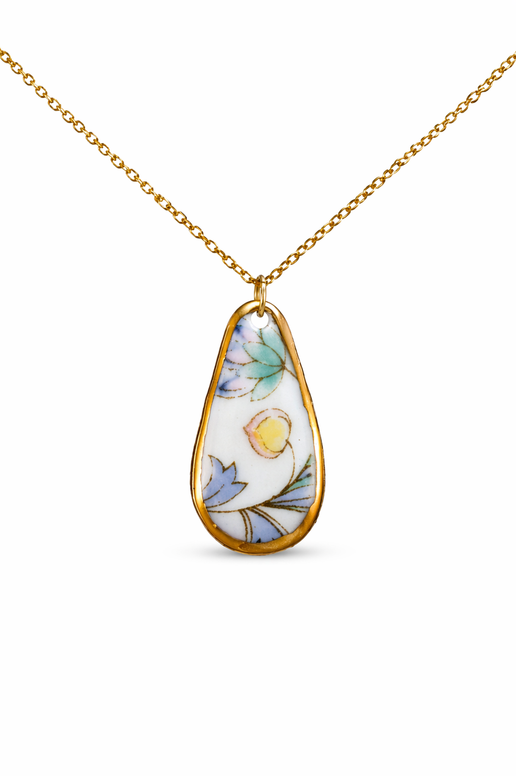 Colgante Alargado Floral