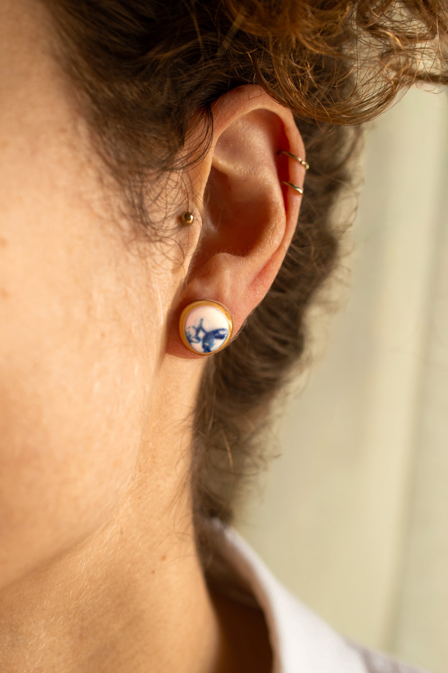 Pendientes Bombón Floral
