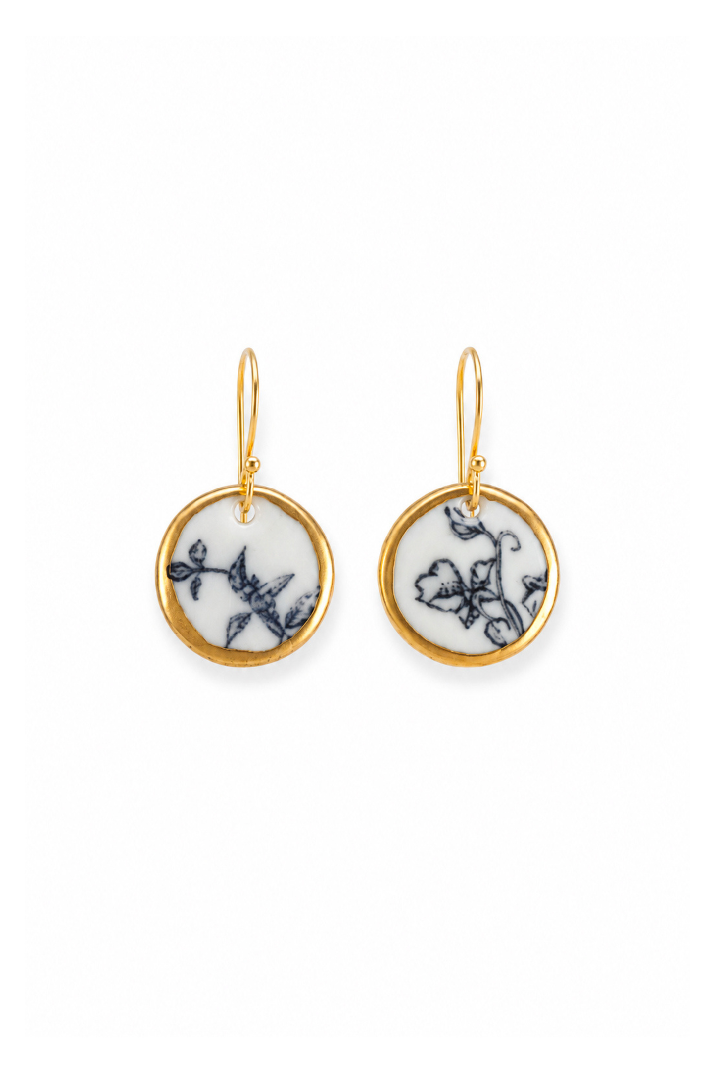 Pendientes Redondo Floral