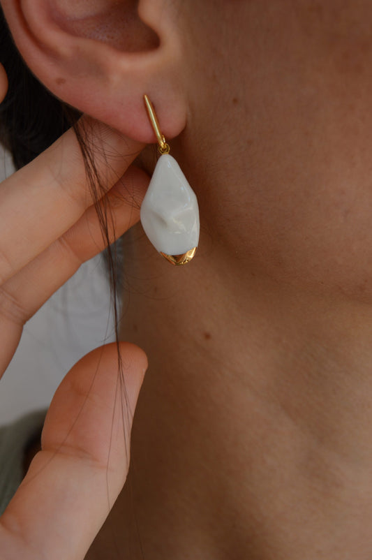 Pendientes Ópera Oro